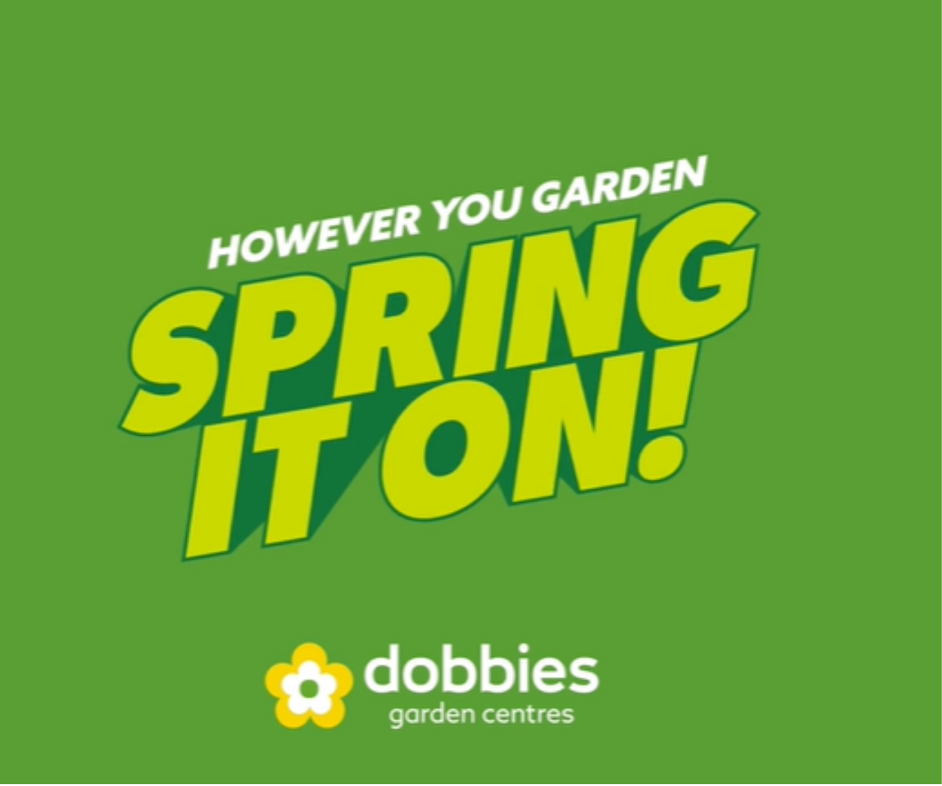 Dobbies Garden Centres paid search ad for gardening and outdoor living