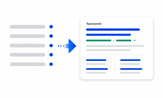Google Ads Preview Tool rendering a responsive search ad in a Google-style results page